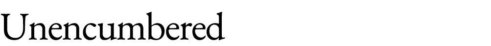Unencumbered